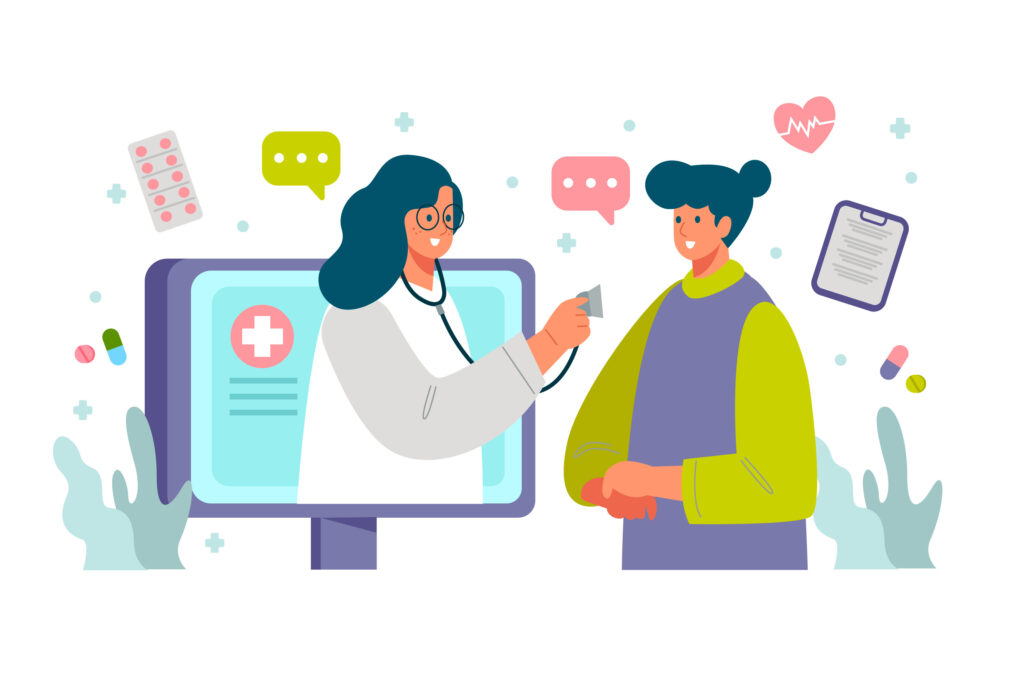 Microinteractions That Elevate UX in Healthcare Apps 2025 a doctor consulting patient in real time chat via mobile app